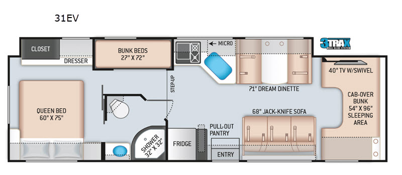 Four Winds 31EV-floorplan